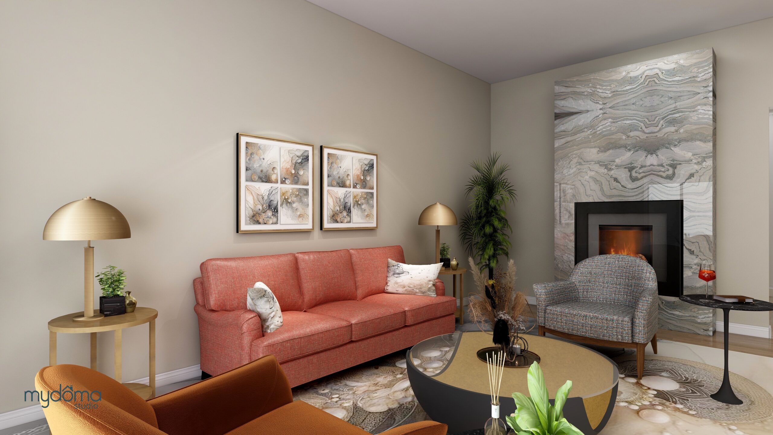 "Transforming #2" Energy Art and Interior Design by Mary Ann Benoit of Northern Lights Home Staging and Design on Saturday Night Live Art Shows