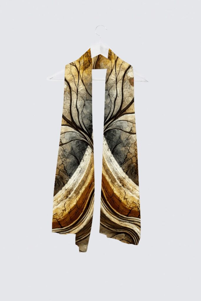 Embrace the Earth Number 9 Aspen Scarf By Mary Ann Benoit