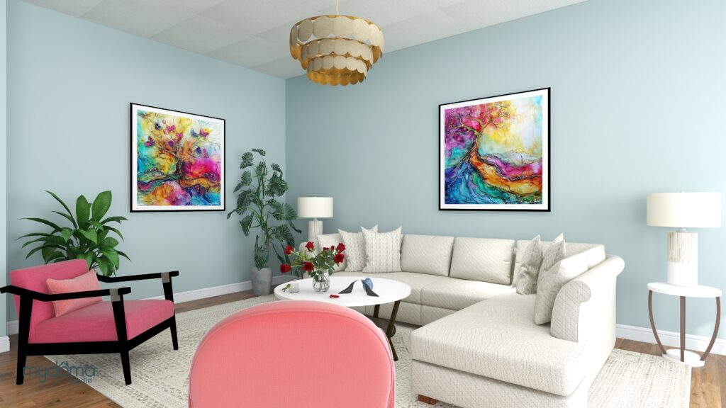 "Awakening #3" -Energy Art and Interior Design