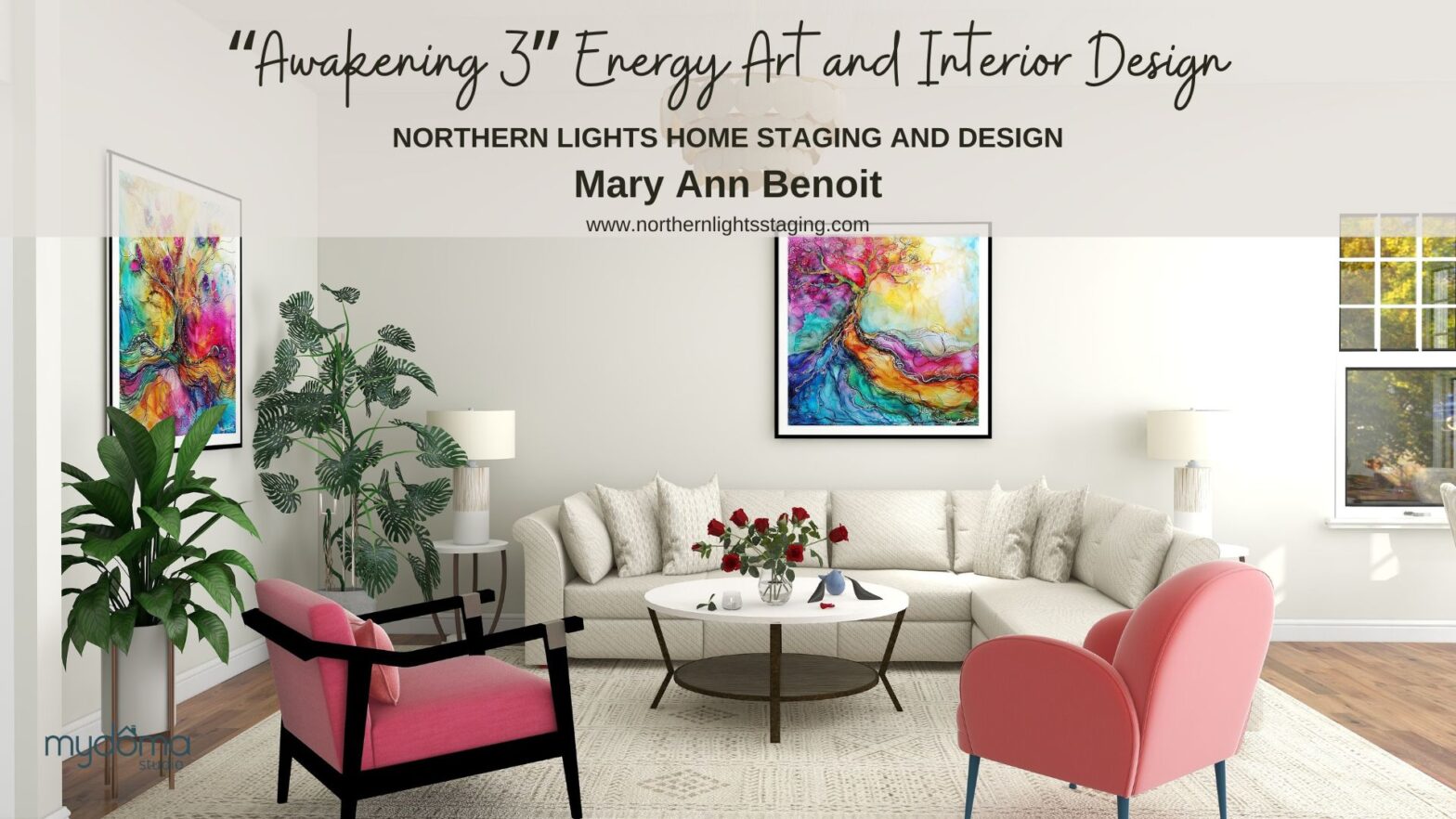 "Awakening #3" -Energy Art and Interior Design