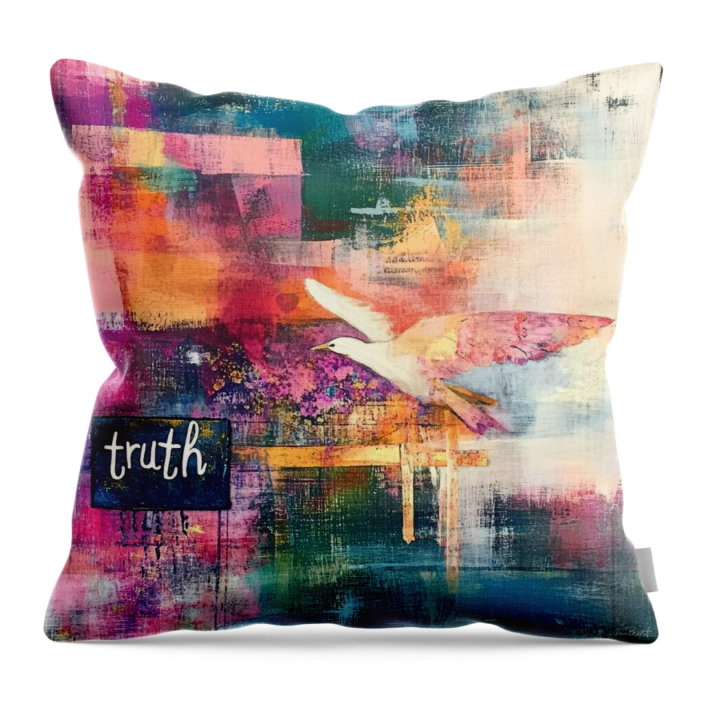 "Truth #3" throw pillow by Mary Ann Benoit