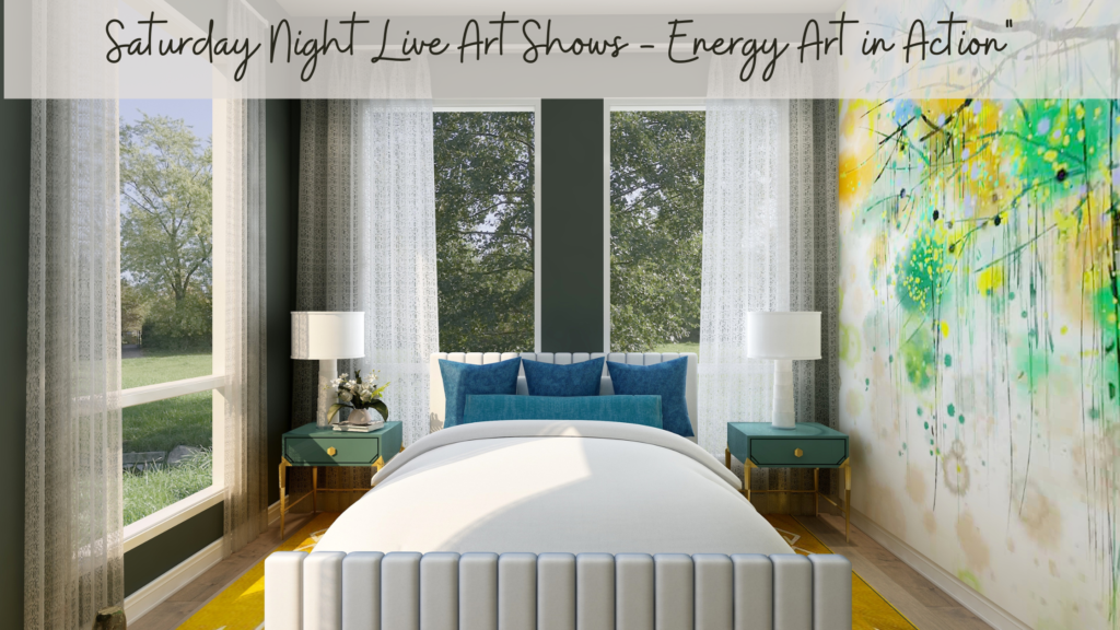 Saturday Night Live Art Shows 🎭 "Experience Energy Art in Action" 📺 Watch past episodes of my Saturday Night Live Art Show and see how art shifts energy in real time.