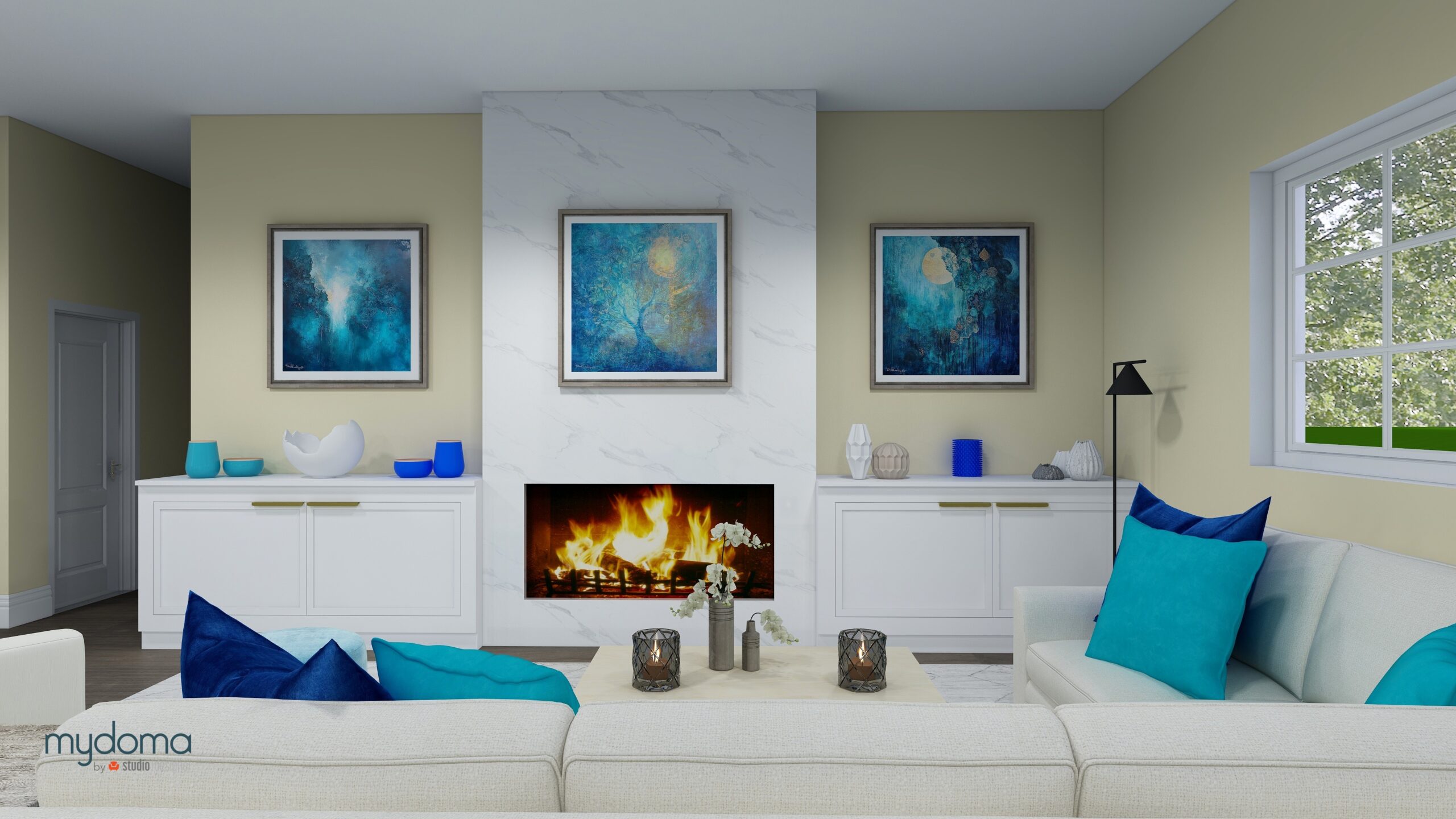 Roots of Forgotten Light energy art and interior design by Mary Ann Benoit