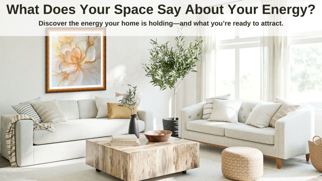 What Does Your Space Say About Your Energy? Your space is more than just décor—it’s a mirror of your energy. This 5-question quiz will help you discover the energy your home is holding—and what you’re ready to attract.